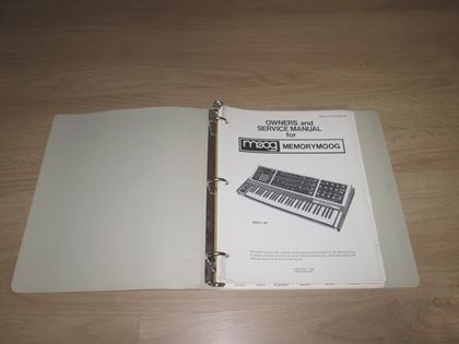 Moog-MemoryMoog Owners Manual-'82-Rare !